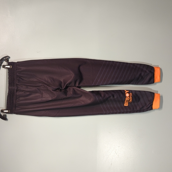 NWOT Bitboy Crypto joggers Black and Orange in color - Picture 2 of 3